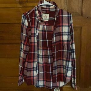 Plaid Button Down, size m